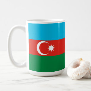 Azerbajdzjan flagga kaffemugg