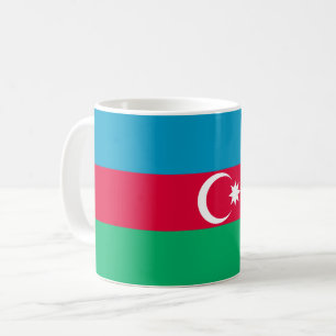 Azerbajdzjan Flagga Kaffemugg