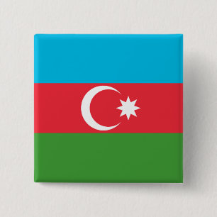 Azerbajdzjan flagga knapp