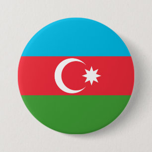 Azerbajdzjan flagga knapp