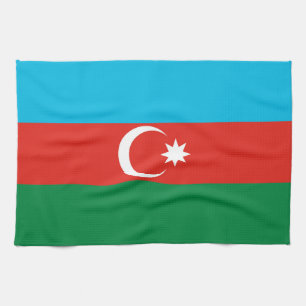 Azerbajdzjan flagga kökshandduk