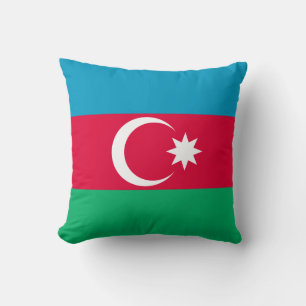 Azerbajdzjan Flagga Kudde