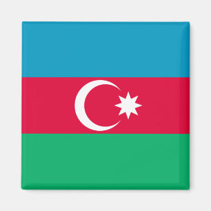 Azerbajdzjan Flagga Magnet