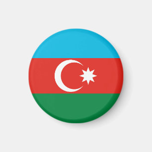Azerbajdzjan flagga magnet