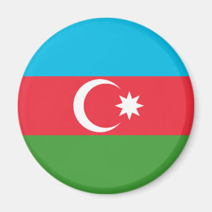 Azerbajdzjan Flagga Magnet