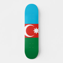 Azerbajdzjan flagga mini skateboard bräda 18,5 cm