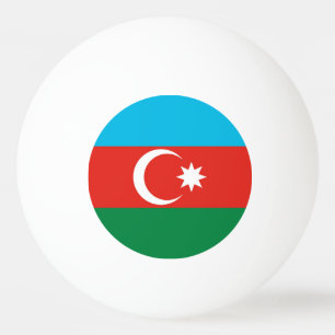Azerbajdzjan flagga pingisboll