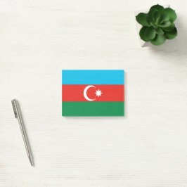 Azerbajdzjan flagga post-it block
