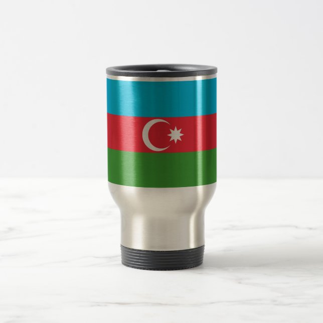 Azerbajdzjan flagga resemugg (Center)