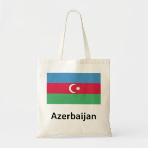 Azerbajdzjan Flagga Tygkasse