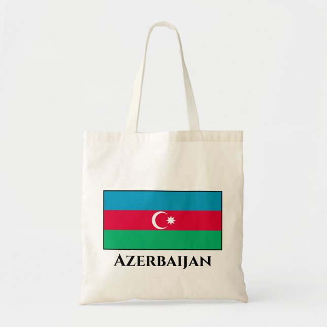 Azerbajdzjan Flagga Tygkasse (Framsidan)
