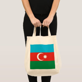 Azerbajdzjan flagga tygkasse