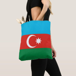 Azerbajdzjan flagga tygkasse