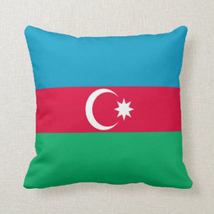 Azerbajdzjan flaggadekorativ kudde