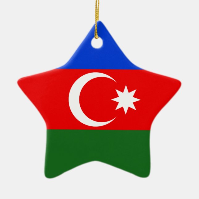 Azerbajdzjan Julgransprydnad Keramik (Framsidan)