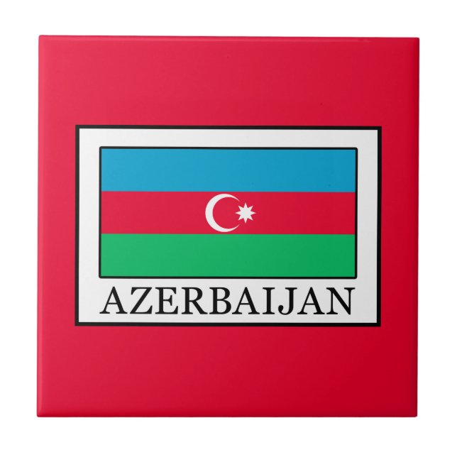 Azerbajdzjan Kakelplatta (Framsidan)