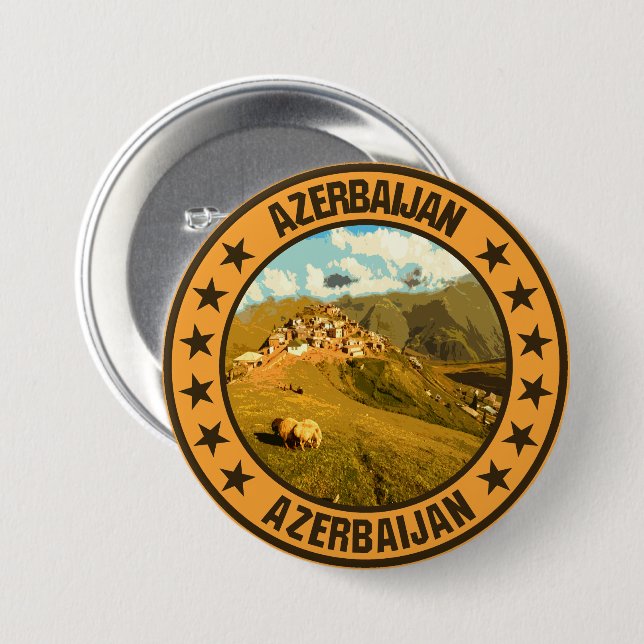 Azerbajdzjan Knapp (Framsida & baksida)