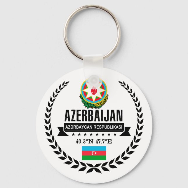Azerbajdzjan Nyckelring (Framsida)