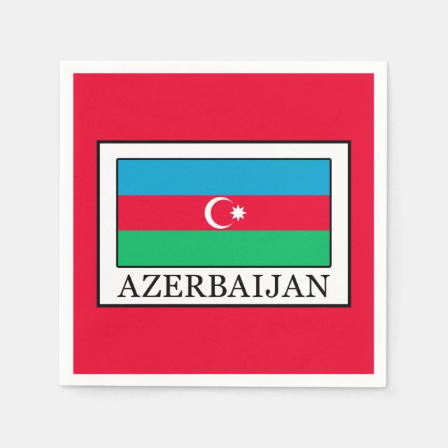 Azerbajdzjan Pappersservett (Framsidan)