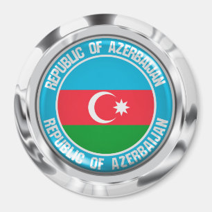 Azerbajdzjan rundaEmblem Magnet