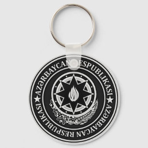 Azerbajdzjan rundaEmblem Nyckelring