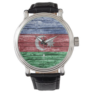Azerbajdzjan träftlagga armbandsur