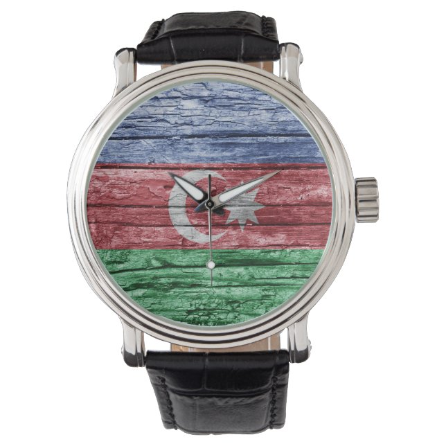 Azerbajdzjan träftlagga armbandsur (Framsida)