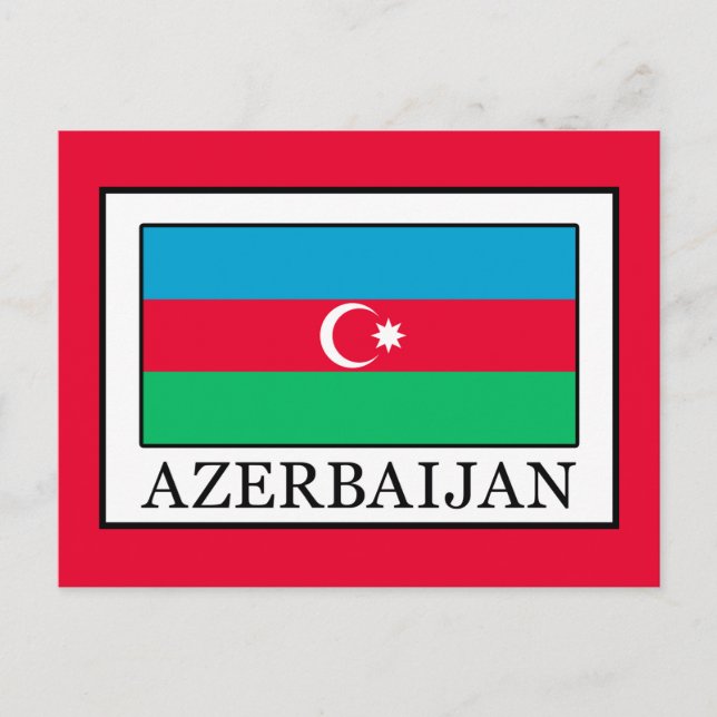 Azerbajdzjan Vykort (Framsida)