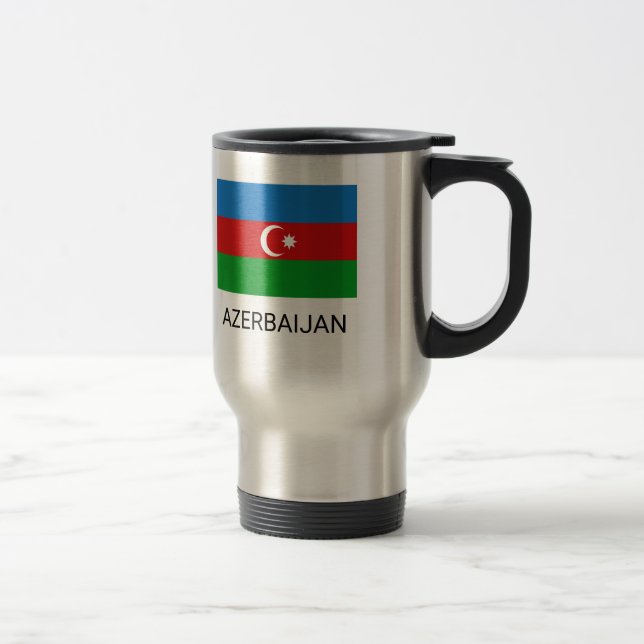 Azerbajdzjans flagga resemugg (Höger)