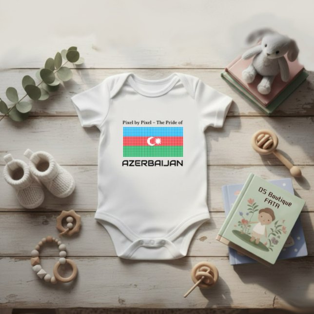Azerbajdzjans flagga t shirt (Skapare uppladdad)