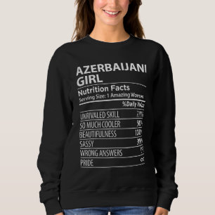 Azerbajdzjansk flicka Näringsfakta Kvinnor Azerbaj T Shirt