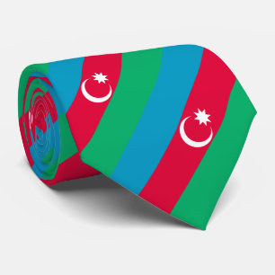 Azerbajdzjanska patriotiska flaggan slips