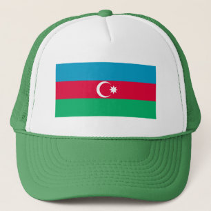 Azerbajdzjanska patriotiska flaggan truckerkeps