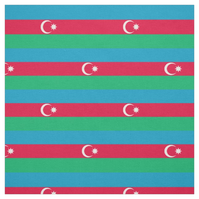 Azerbajdzjanska patriotiska flaggan tyg (Provkarta)