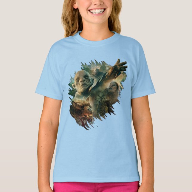 Azg-, Narzug- och Bolg-grafik T-shirt (Framsida)