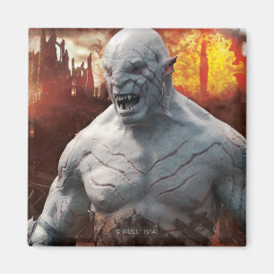 Azg & Orcs Silhouette Graphic Magnet