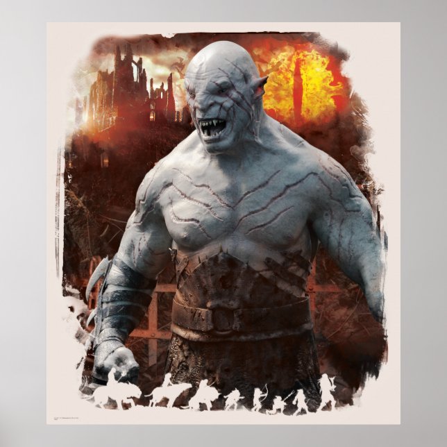 Azg & Orcs Silhouette Graphic Poster (Framsidan)