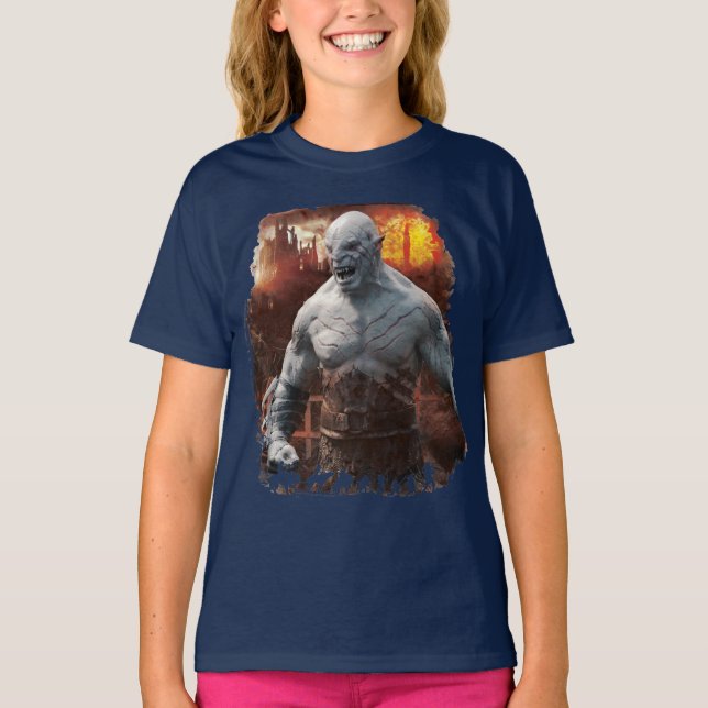Azg & Orcs Silhouette Graphic Tee Shirt (Framsida)