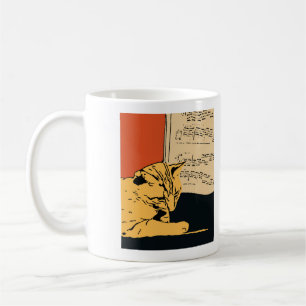 AZI Piano Cat mugg