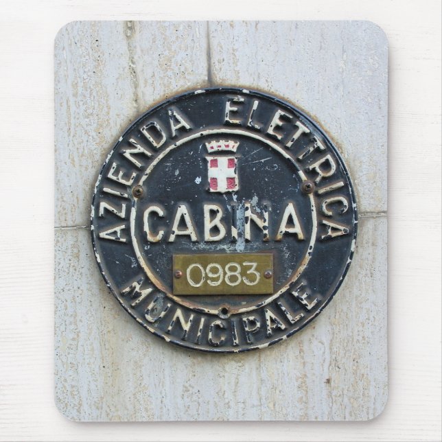 Azienda Electrica Municipale Cabina-Milano, Italie Musmatta (Framsidan)