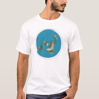 Azimuthal Equidistant karta T-shirt