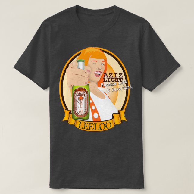 Aziz Light Ad  T Shirt (Design framsida)