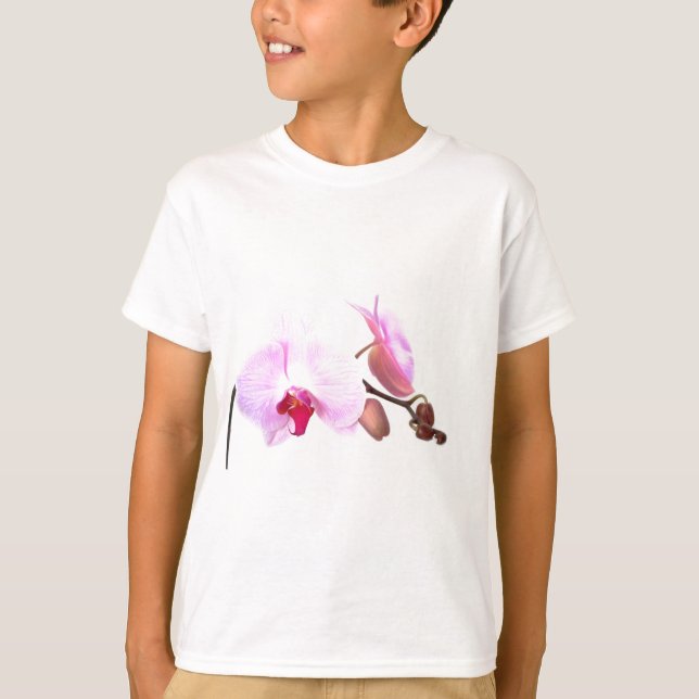 Aziza Orchid-Blommar Tee (Framsida)
