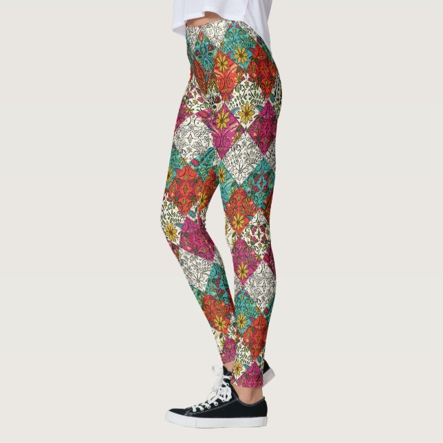 aziza patchwork leggings (Vänster)
