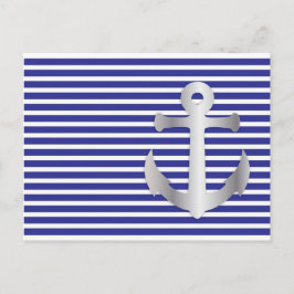 Aziza Rand och Marine Blue Seaman Vykort