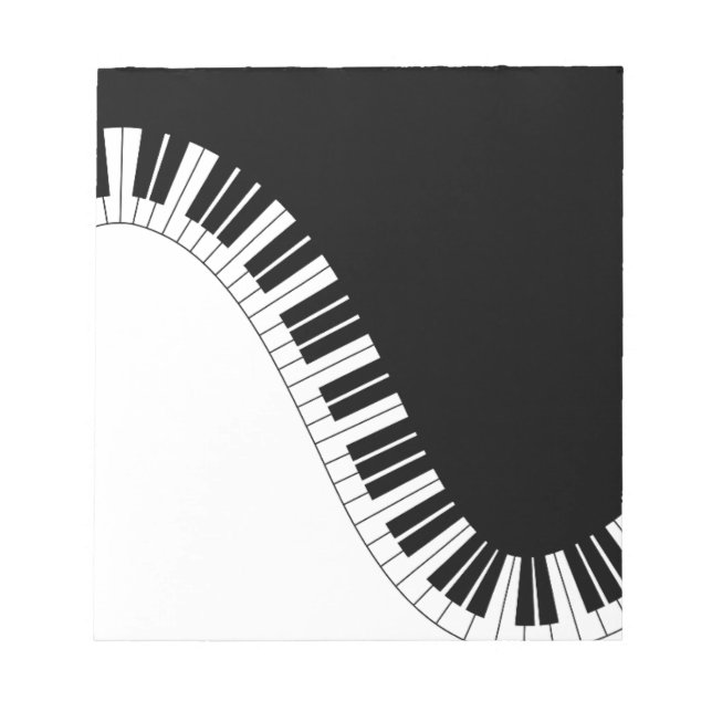 Aziza Tangentbord Instruments Anteckningsblock (Framsida)
