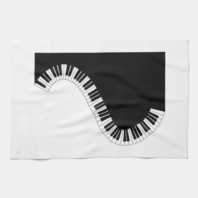 Aziza Tangentbord Instruments Kökshandduk (Horisontell)