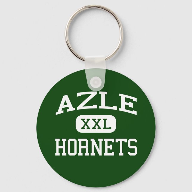 Azle - Hornets - Azle High School - Azle Texas Nyckelring (Framsida)