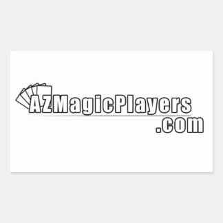 AZMagicPlayers.com Sticker Rektangulärt Klistermärke