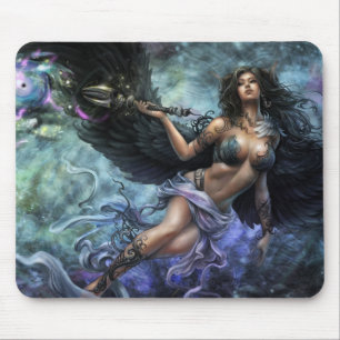 Azmodeus mörk ängel "Wynter", Mousepad Musmatta